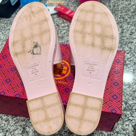 Tory Burch Eleanor Slides in “Petunia” - Picture 5 of 8